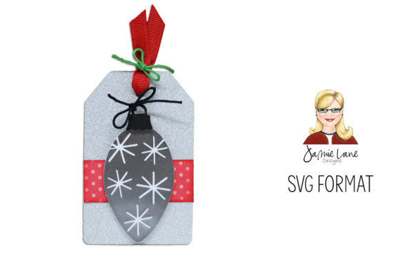 3D SVG Christmas Bulb Gift Tag Review
