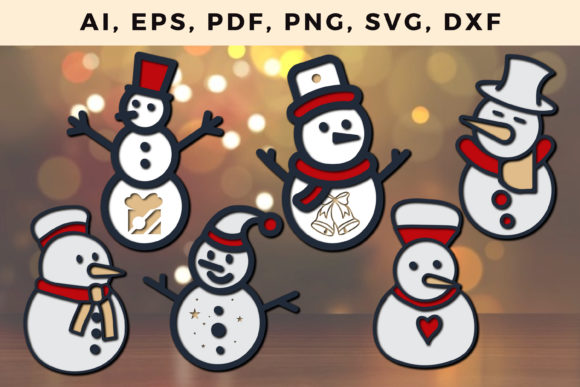 3D SVG Christmas Snowman Cut Bundle Review