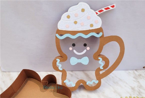 Christmas 3D SVG: Cupcake Box English and Spanish Review