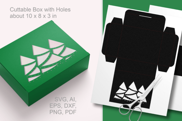 Christmas 3D SVG: X-mas Trees Favor Box Review