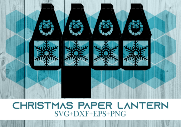 Christmas Paper Lantern Series 0145: A 3D SVG Review