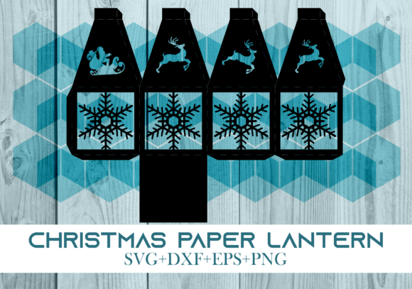 Christmas Paper Lantern Series 0154: A 3D SVG Review