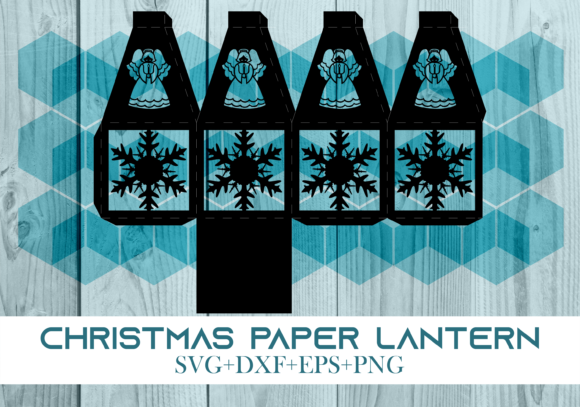 Christmas Paper Lantern Series 0823: A 3D SVG Review