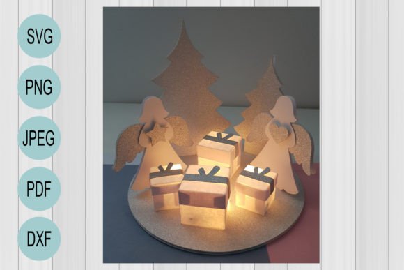 Christmas Winter Wonderland Template: 3D SVG Shapes Review
