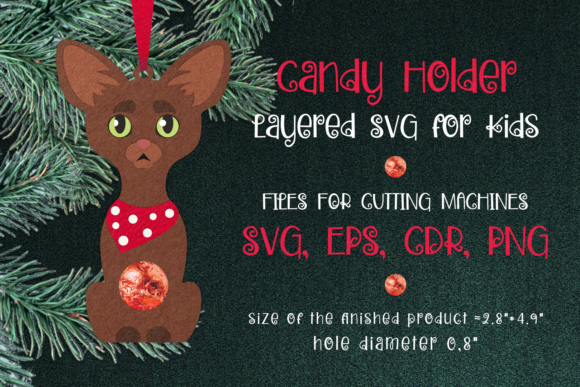 Havana Cat 3D SVG for Festive Christmas Branding