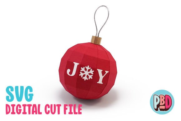 Joy Papercraft Christmas Ornament: A 3D SVG Review