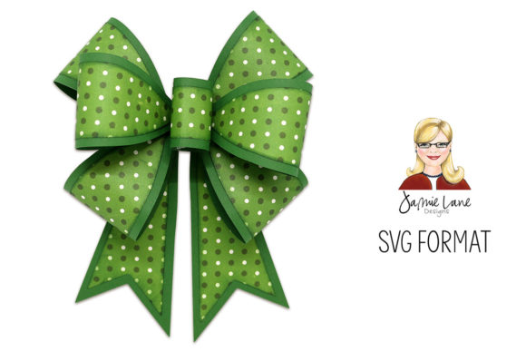 Layered Triple Bow: 3D SVG for Christmas Branding