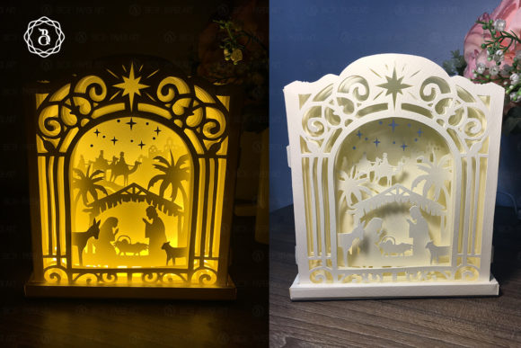 Nativity Pop-up Card: A 3D SVG Christmas Asset Review