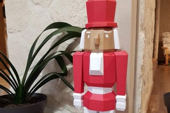 Nutcracker Paper Sculpture: 3D SVG Objects Review