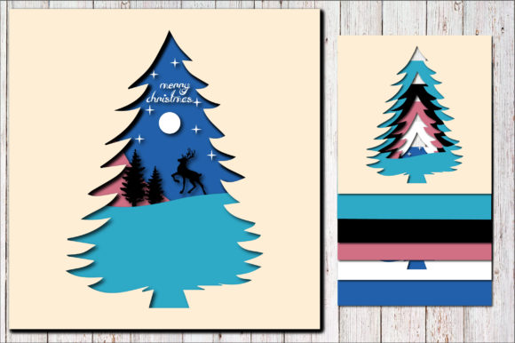 Review: 3D Multi Layer Christmas Shadow Box Design