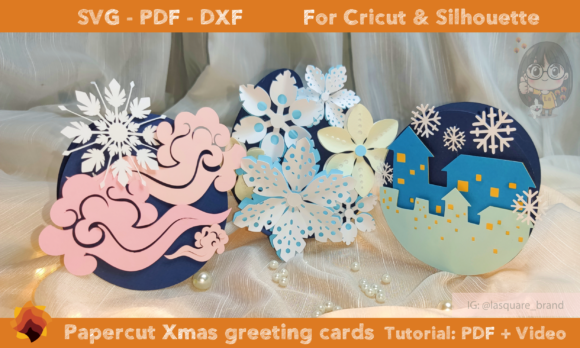Review: 3D SVG Christmas Papercut Cards for Sellers