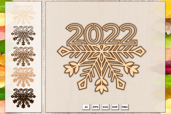 Review: Layered 2022 Snowflake SVG for Holiday Projects