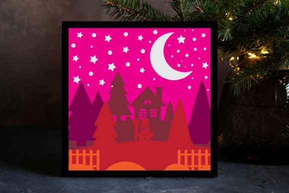 Reviewing Christmas 3D SVG for Shadow Boxes