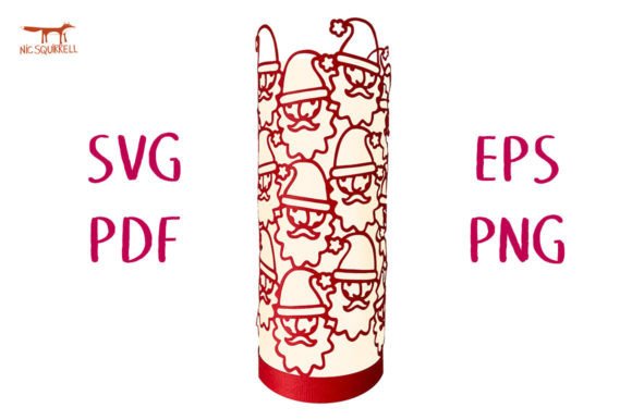 Santa Claus Christmas Lantern 3D SVG Review