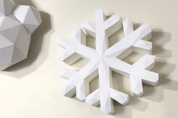 Snowflake Paper Sculpture: 3D SVG Objects Review